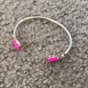 Hot pink & gold Kendra Scott bracelet.